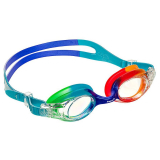 Aqualine Rainbow Kids Swimming Goggles Red