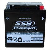 SSB RB30CL-B XR PowerSport Motorcyle/Jetski AGM Battery 12V 30Ah