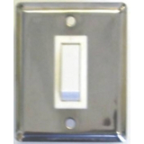 Single Stainless Steel Wall Switch & Plate