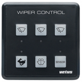 VETUS Windscreen Wiper Control Panel For Up to 3 Wipers 12/24 Volt