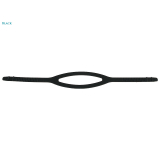 Replacement Deluxe Silicone Mask Strap Black