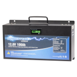 Powertech Lithium Slimline Deep Cycle Battery with Metal Case 12.8V 100Ah 