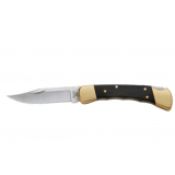 Buck Knives 110 Folding Hunter Knife with Sheath 9.5cm - Finger Grooved