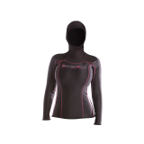 Sharkskin Chillproof Womens Long Sleeve Thermal Top with Hood