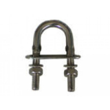 Cleveco U-Bolts 316 Stainless Steel with Nut and Double Plate