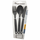 Sea to Summit Camping Cutlery Set Charcoal 3pc