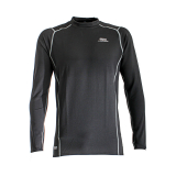 Aropec Quick-Dry Mens Long Sleeve Thermal Top Dark Grey XL