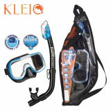 TUSA Sport Mini Kleio Combo Mask and Snorkel Set Black/Black
