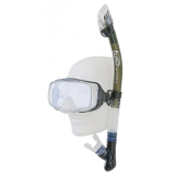 TUSA Sport Imprex 3D Dry Adult  Mask and Snorkel Set Smoke