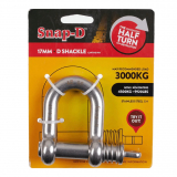 Snap-D 304 Stainless Steel D-Shackle 17mm 3000kg