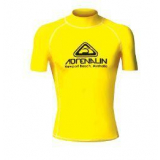 Adrenalin Hi-Vis Club Mens Short Sleeve Rash Vest Yellow XL
