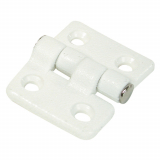 BLA Nylon Cabin Hinges White 40x37x10mm - Pair