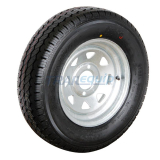 Trailparts Galvanised Trailer Wheel Rim and Tyre Assembly 12-16in
