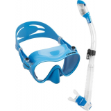 Cressi F1 Supernova Dive Mask and Dry Snorkel Set Clear