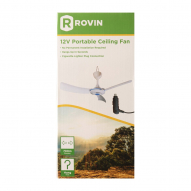 Buy Rovin Portable Ceiling Fan with Cigarette Lighter Plug 12VDC online at  Marine-Deals.co.nz