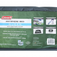 coleman queen airbed with frame
