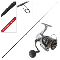 Shimano Nasci C5000XG FC Divergex Heavy Soft Bait Spin Combo 8ft