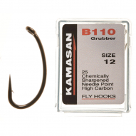 kamasan b110 fly tying and bait hooks x 50 size 12.