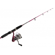 Buy Okuma Born to Fish 25 Kids Spinning Combo Pink 4ft 4-8kg 1pc online at