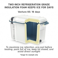 Buy OtterBox Venture 65 Chilly Bin Cooler White/Blue online