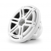 JL Audio M3-10IB-S-Gw-4 10in Marine Subwoofer Driver Gloss White Sport Grille