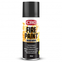 CRC Fire Paint Aerosol 400ml Black Metallic