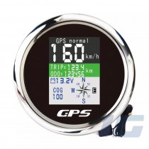 E Pro Series 3-in-1 Digital GPS Function Gauge 85mm Black