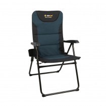 OZtrail Resort 5-Position Camping Arm Chair Navy