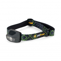OZtrail Lumos FP300 Dual-Powered LED Headlamp with Rechargeable Lithium Battery
