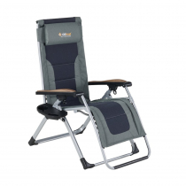 OZtrail Ultralite Sun Lounge Folding Recliner Chair