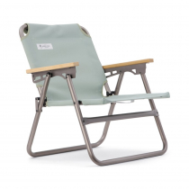 OZtrail Low Rise Folding Beach Chair White/Green