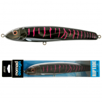 Nomad Design Riptide Floating Stickbait Lure 265mm Black Pink Mackerel