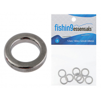 Fishing Essentials Solid Rings 12mm Qty 8