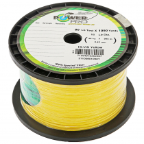 PowerPro High-Visibility Yellow Braid 80lb 1090yd