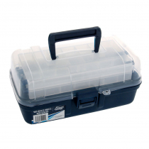 Jarvis Walker 2 Tray Clear Top Tackle Box