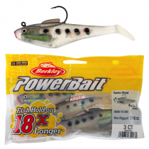 Berkley Power bait Pogy Swim Shad 3in, 8cm Soft plastic soft Lure
