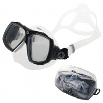 Aqualung Look 2 Midi Dive Mask Clear Silver