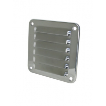 Marine Town Stainless Steel Louvre Vent Rolled Edge 122 x 127mm
