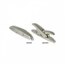 Marine Town X-Folding Cleats - Cast Stainless Steel