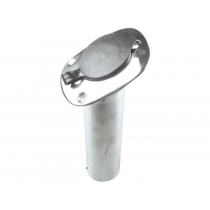 BLA Flush Mount Rod Holder - Cast Stainless Steel with Cap