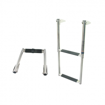 Marine Town 3-Step Stainless Steel Telescopic Boarding Ladder