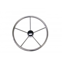 Marine Town Steering Wheel - Five Spoke Stainless Steel