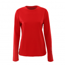 Musto Womens Sunshield Long Sleeve T-Shirt Red Size 12