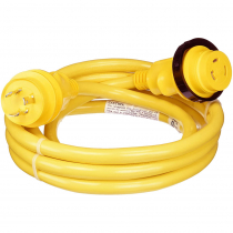 Marinco Cordset 30A 125V 25ft Yellow