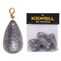 Kilwell Tear Drop Swivel Sinkers Pack 1 1/4 oz 35g Qty 6