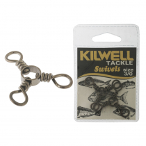 Kilwell 3 Way Swivel Size 3/0 38-45kg Qty 2