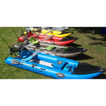 Nifty Boats Inflatable Fishing Kayak Red