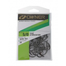 Owner Hooks SSW All Purpose Bait Black Super Needle Point 5315-171 Size 17 for sale online 