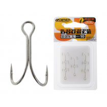 Owner SD-26 Tinned Trout Double Hooks Size 10 Qty 8