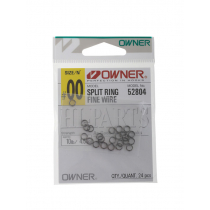 Owner P04 Fine Wire Split Ring 00 Qty 24